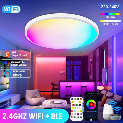 LiveHus- Smart WIFI LED Round Ceiling Light